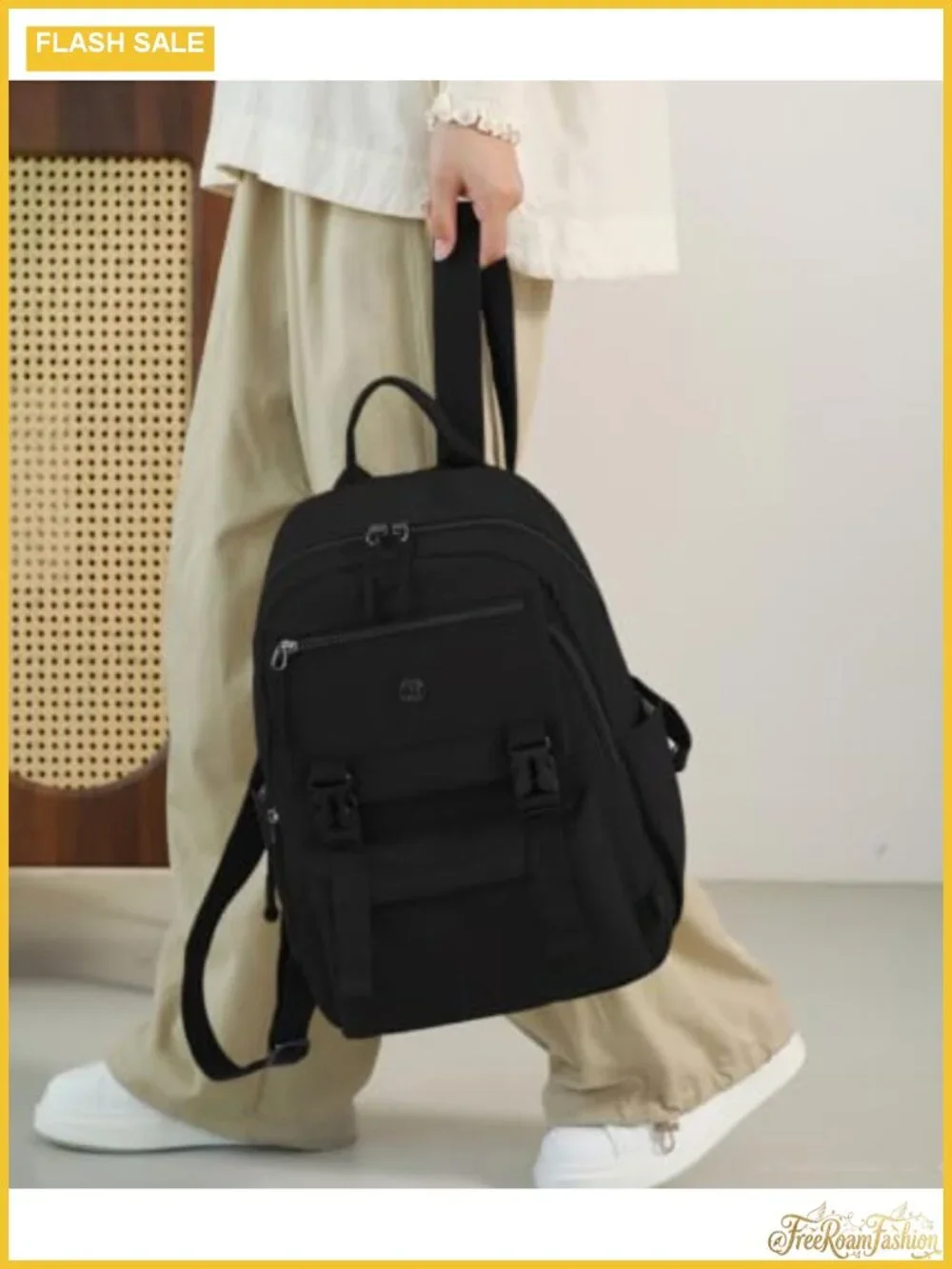 Women's Small Nylon Backpack Purse Daypack Travel Laptop Bag